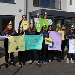 Profile photo for The St Louis Monaghan Town Transition Year students group are tackling waste